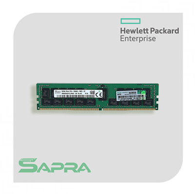 HPE 32GB (1x32GB) Dual Rank x4 DDR4-2666 CAS-19-19-19 Registered Smart  Memory Kit 815100-B21 - ساپرا صنعت