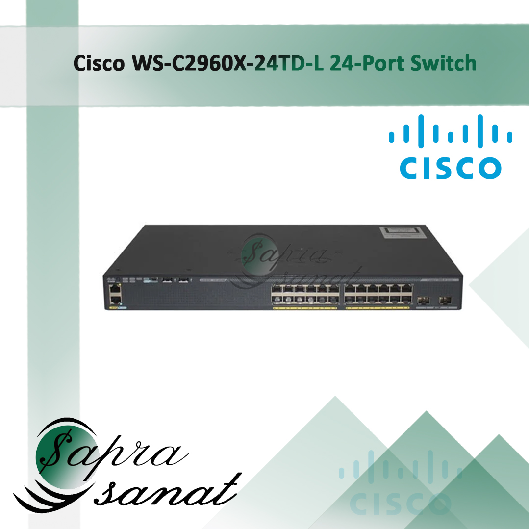 Cisco WS-C2960X-24TD-L 24-Port Switch