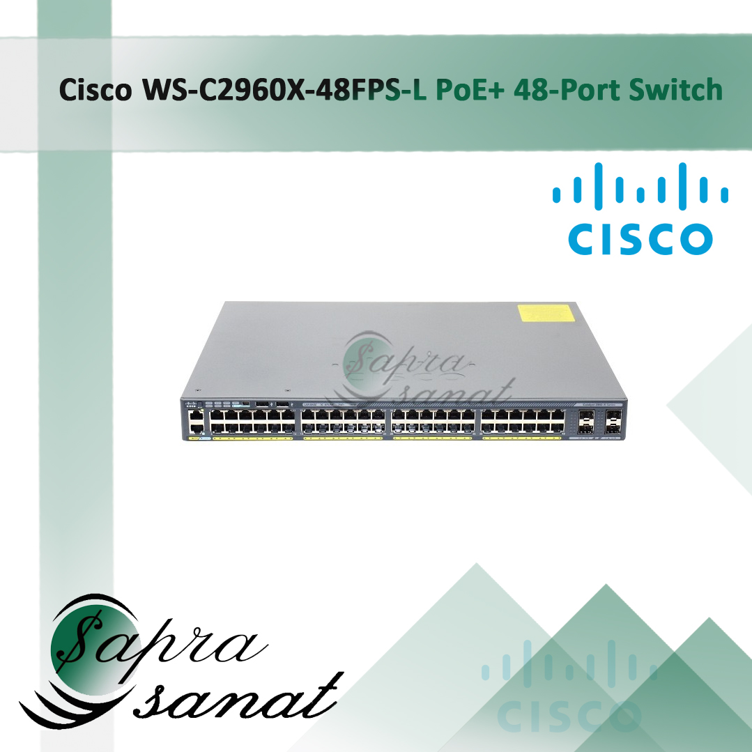 Cisco WS-C2960X-48FPS-L PoE+ 48-Port Switch