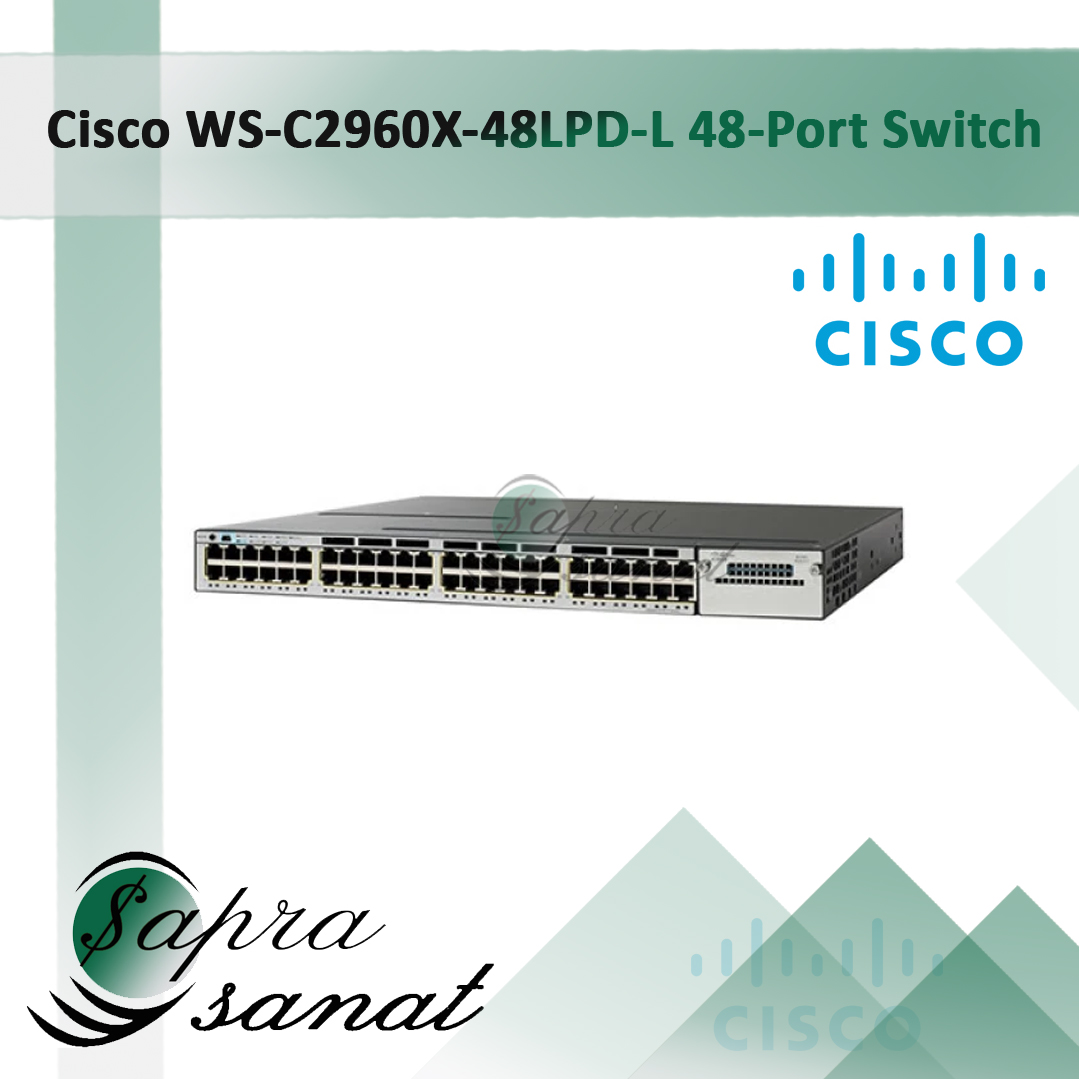 Cisco WS-C2960X-48LPD-L 48-Port Switch