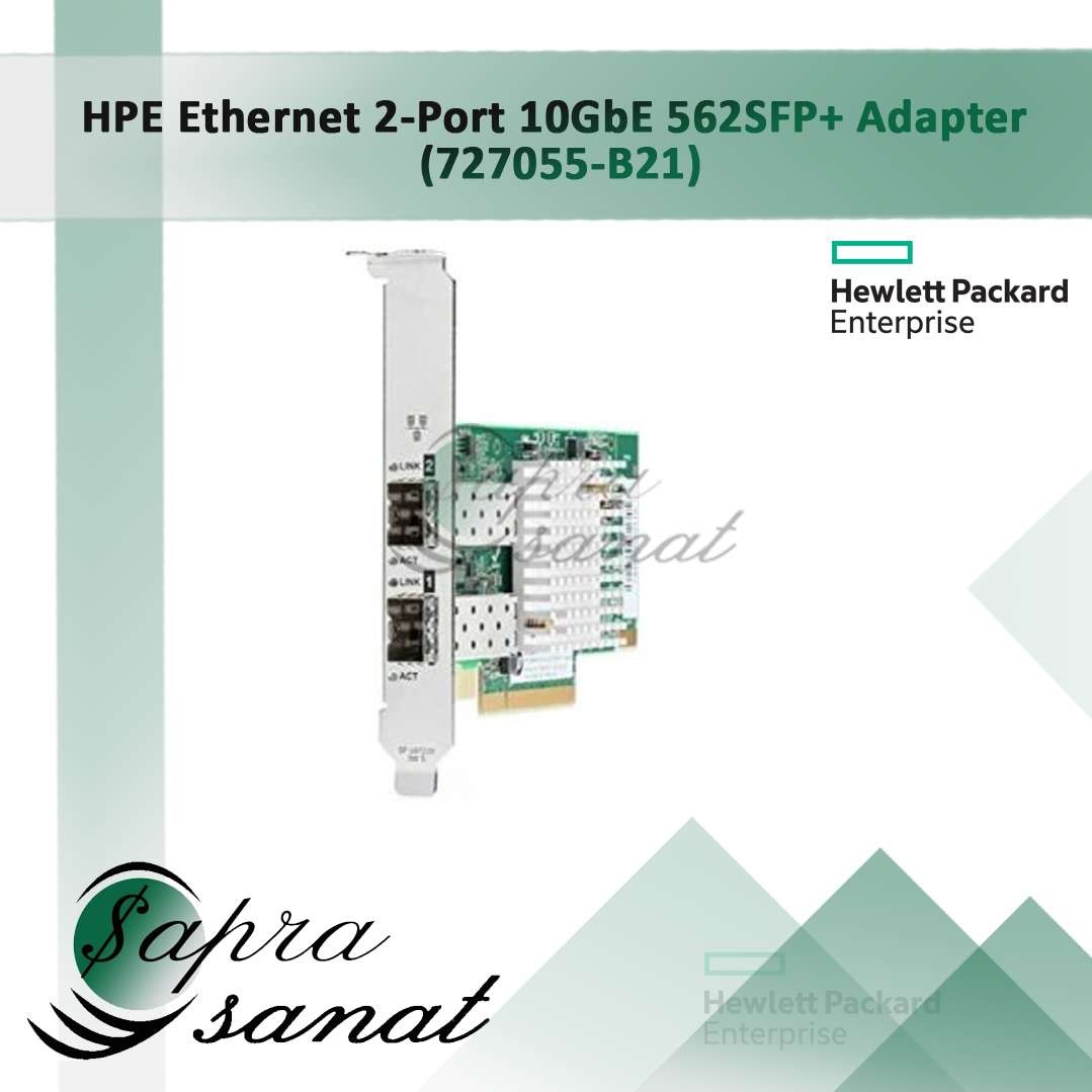HP Ethernet 10Gb 2-Port 562SFP+ Network Adapter 727055-B21