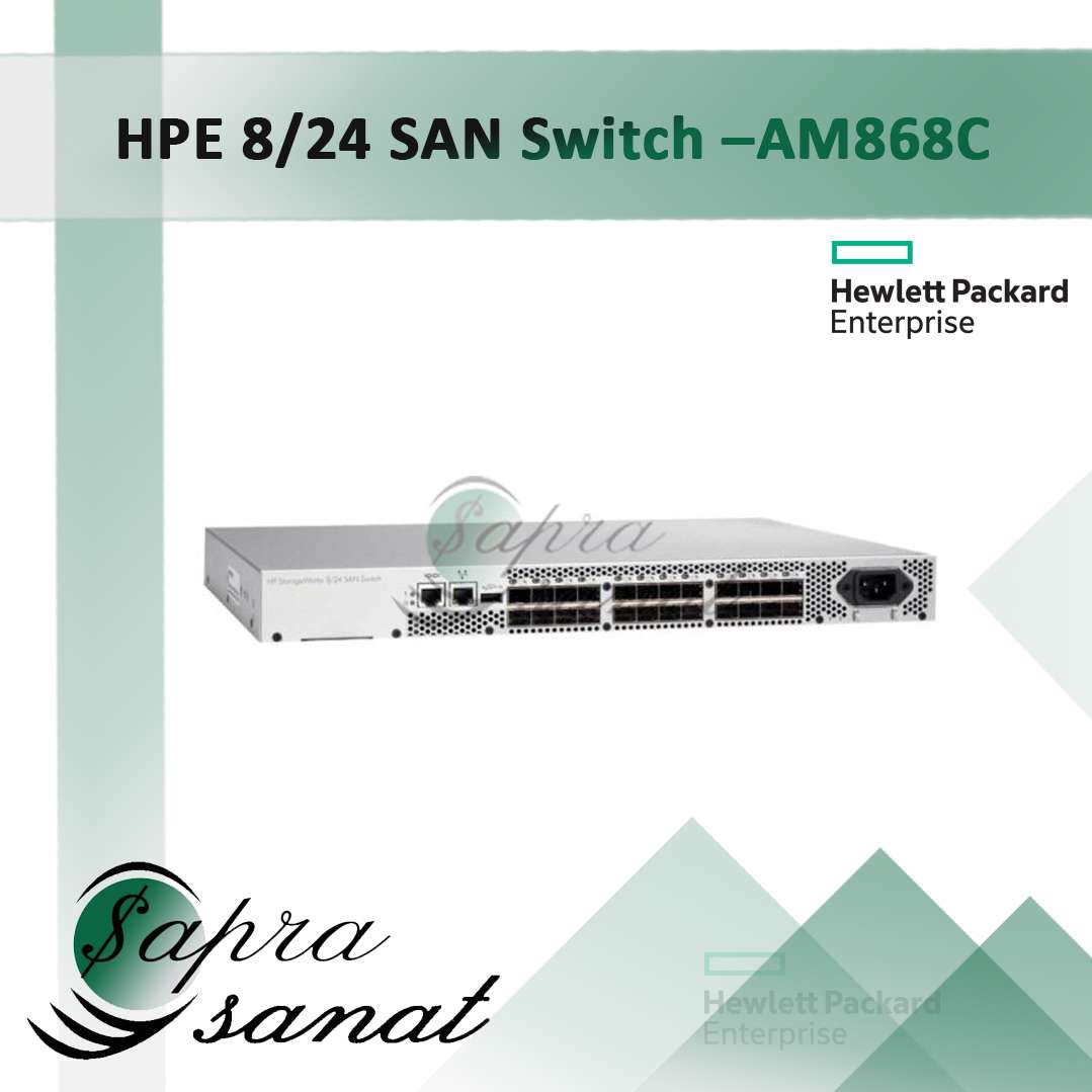 HP 8/24 Base 16-ports Enabled SAN Switch -AM868C