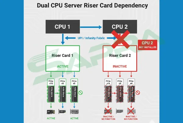  Dual CPU Server Riser Card Dependency