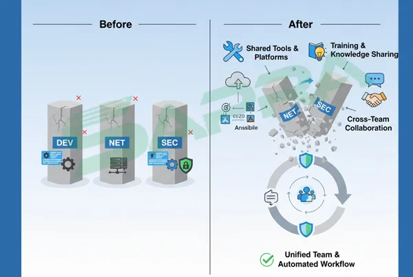 Breaking Down Silos Collaboration Between Net, Dev, and Sec Teams