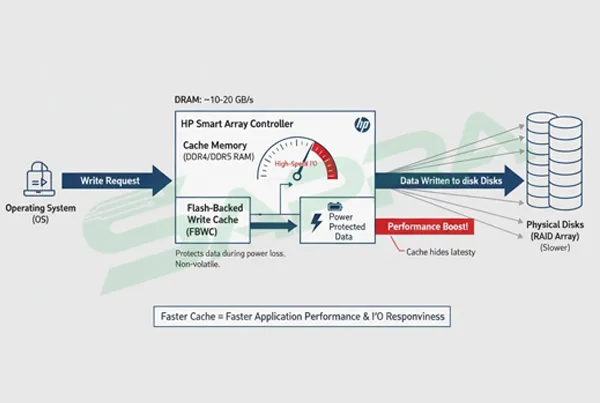 Controller Cache and Data Flow Diagram
