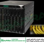 HPE ProLiant Server and HPE Aruba Switch in Data Center