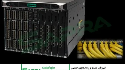 HPE ProLiant Server and HPE Aruba Switch in Data Center