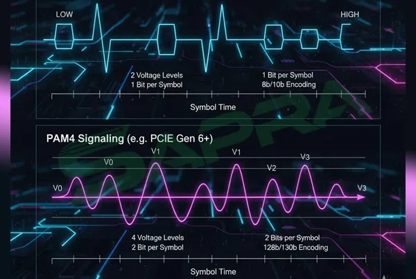 مقایسه سیگنال‌دهی NRZ در مقابل PAM4