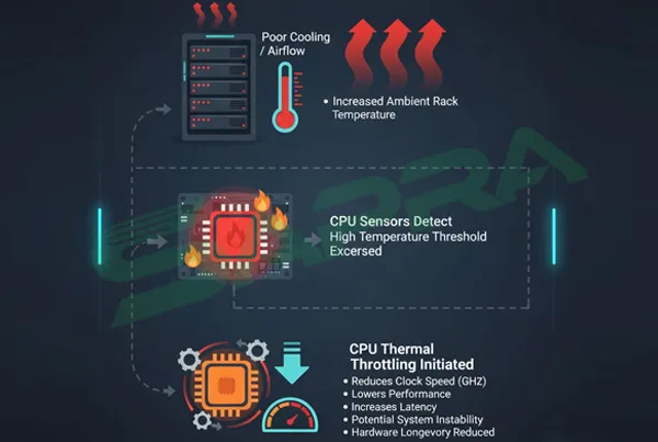 مشکل افزایش دمای سرور و گلوگاه پردازشی